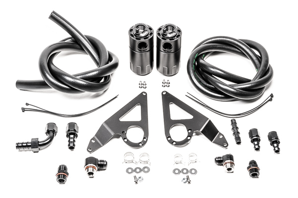 Radium Engineering — Radium 2022+ Subaru BRZ / Toyota GR86 Dual Catch Can Kit Fluid Lock - view 3
